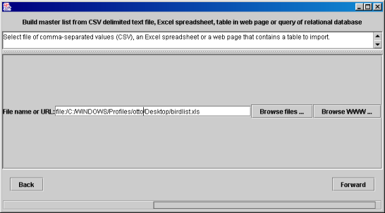 Identify data source